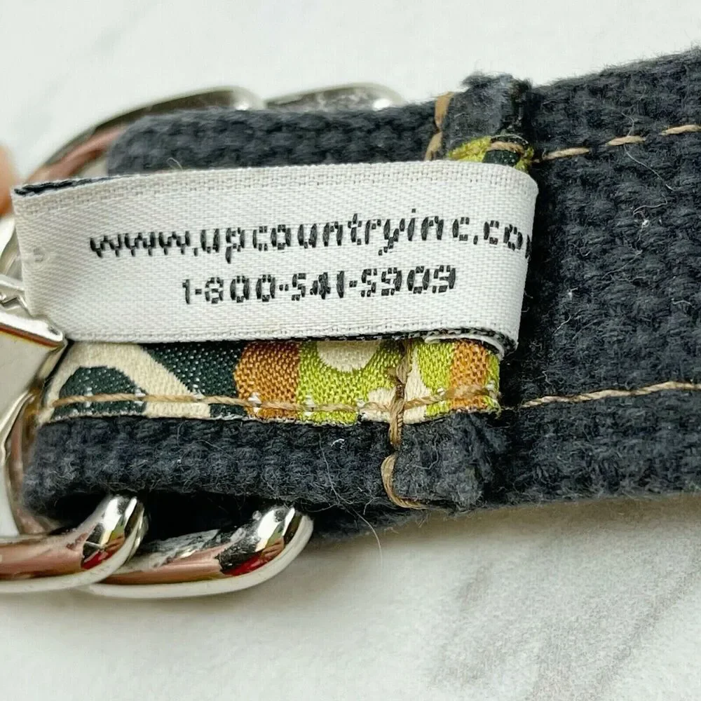Up Country Camo Camouflage D Ring Belt Size XS Green Brown Black